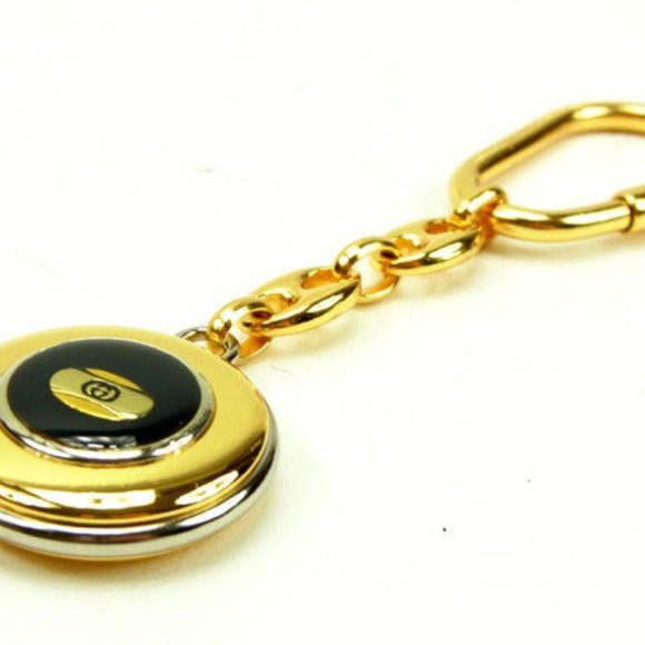 Authentic Gucci key ring Key holder Interlocking Gold Woman unisex - Picture 2 of 6